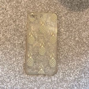 Clear pineapple iphone 8 plus phone case.